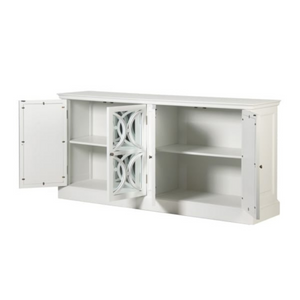 White Hamptons 4 door mirror sideboard nationwide delivery www.lilybloom.ie