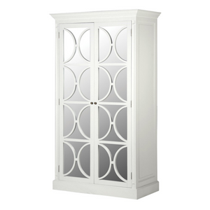 White Hamptons mirror wardrobe nationwide delivery www.lilybloom.ie