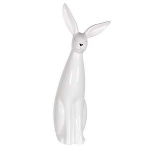 White Smiling Bunny nationwide delivery www.lilybloom.ie