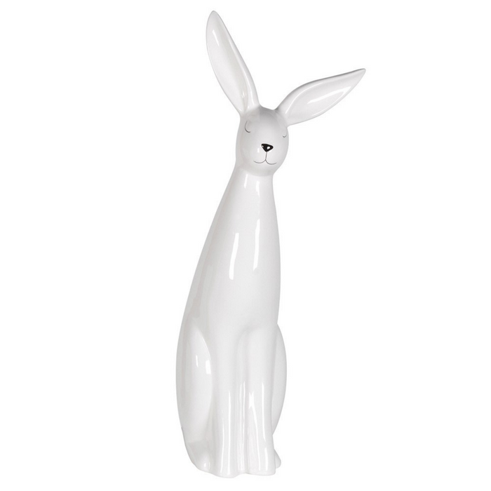 White Smiling Bunny