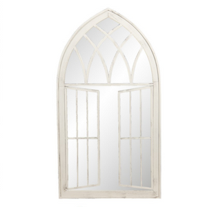 White arched wall mirror natiowide delivery www.lilybloom.ie
