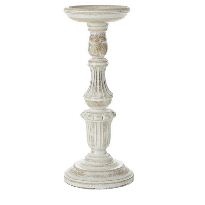 Wooden Candle Holder Tall