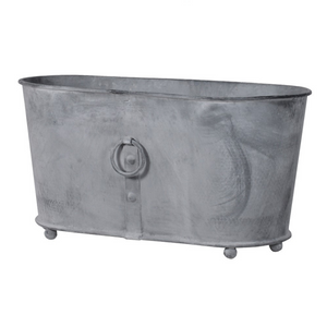 Wrought Iron Oval Planter with Ring Handles nationwide delivery www.lilybloom.ie