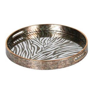 Zebra Pattern Tray Nationwide delivery www.lilybloom.ie