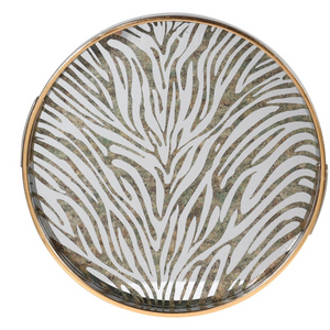 Zebra Pattern Tray Nationwide delivery www.lilybloom.ie