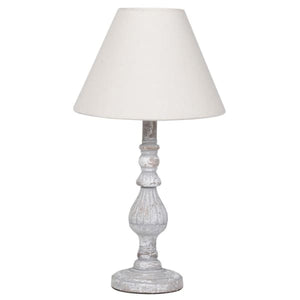 Distressed Table Lamp with Shade