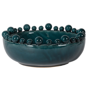 teal bowl with balls nationwide delivery www.lilybloom.ie
