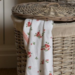 white floral guest towel nationwide delivery www.lilybloom.ie
